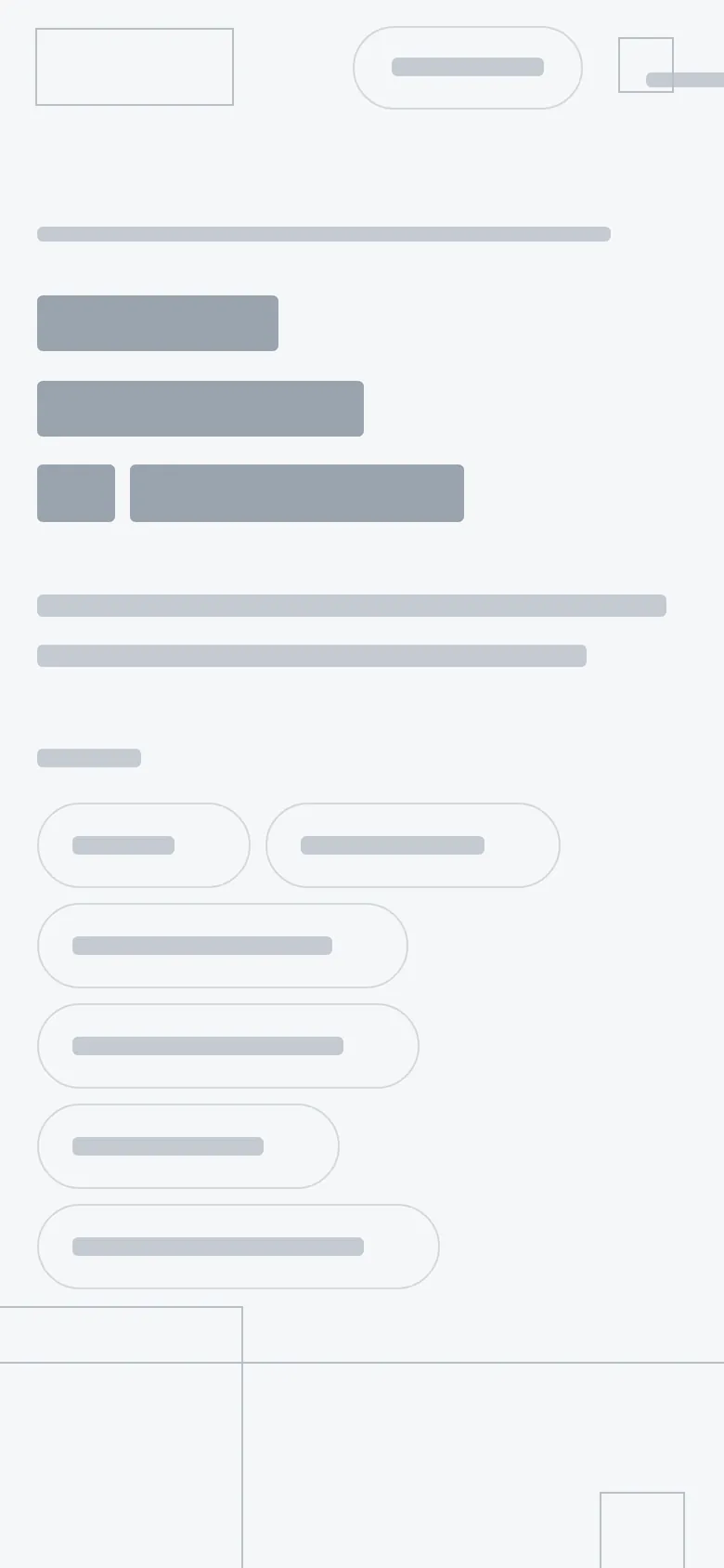 Wireframe móvil de Coopac Kori