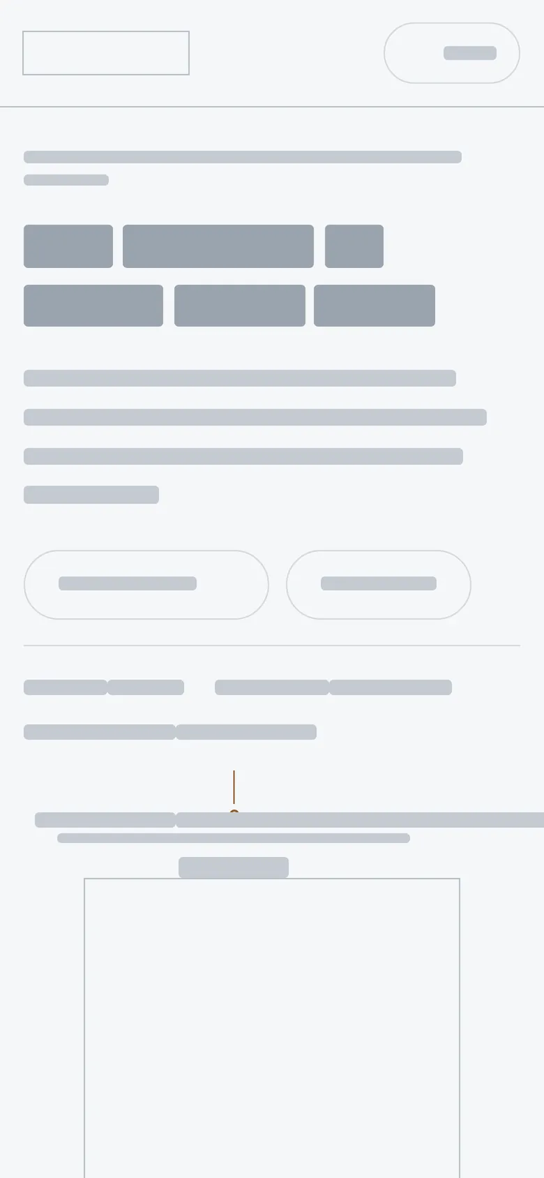 Wireframe móvil de Pastelería San Antonio